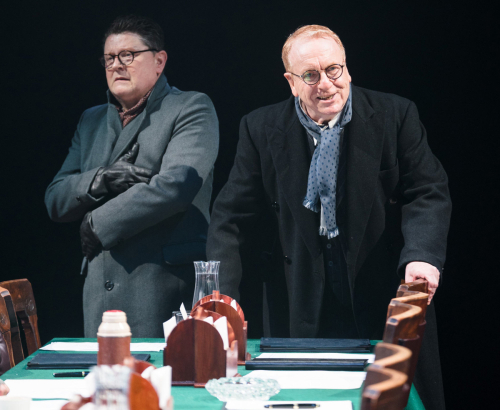 Reece-Dinsdale-Herbert-Morrison-Clive-Wood-Ernest-Bevin-in-The-Promise-at-Chichester-Festival-Theatre_Photo_Helen-Murray_100c
